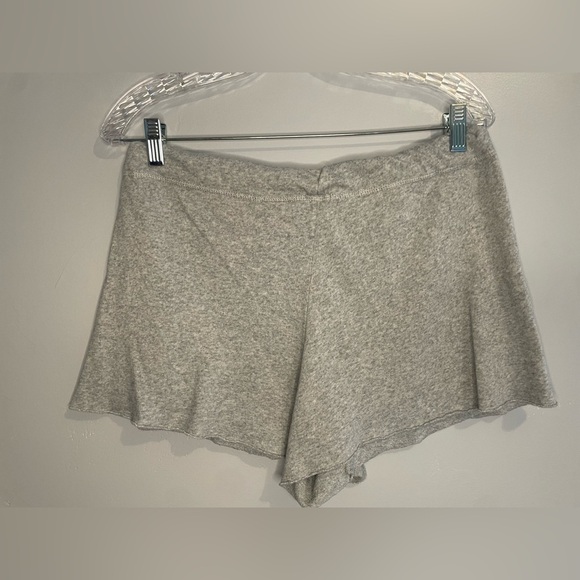 Aerie Women's Size Medium Gray Heathered Sweatpant Lounge Shorts Sleep Comfy - Picture 9 of 16